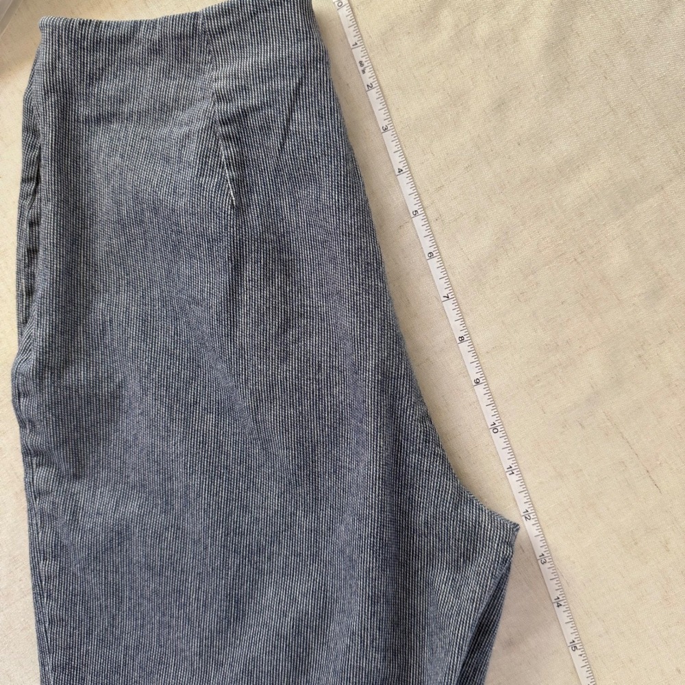 Talbots Vintage Women High Rise Zip Pinstripe Stretch Straight‎ Leg Pants Size 6 - Picture 9 of 10